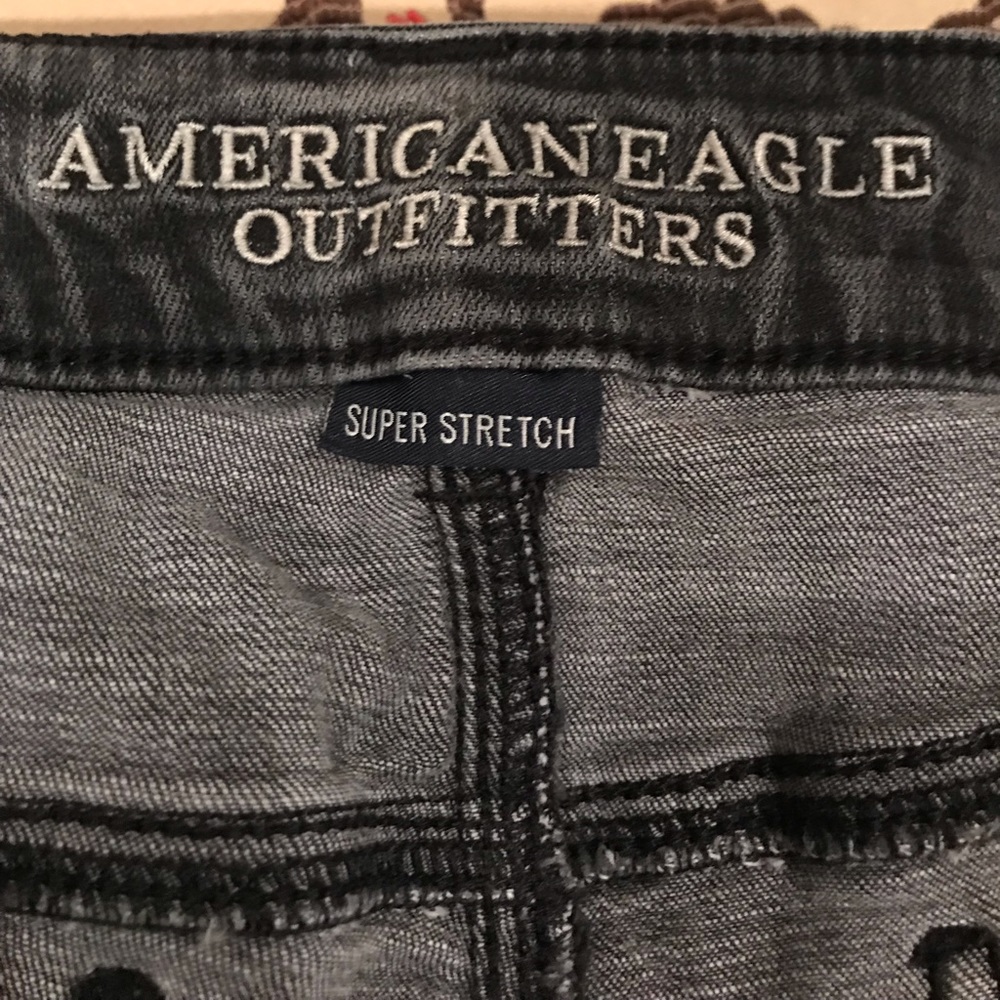 Black denim AE jeans